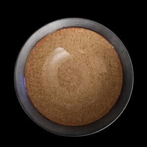 Sango Omega Cocoa Bowls 4661 Brown Speckled Stoneware Set of 2